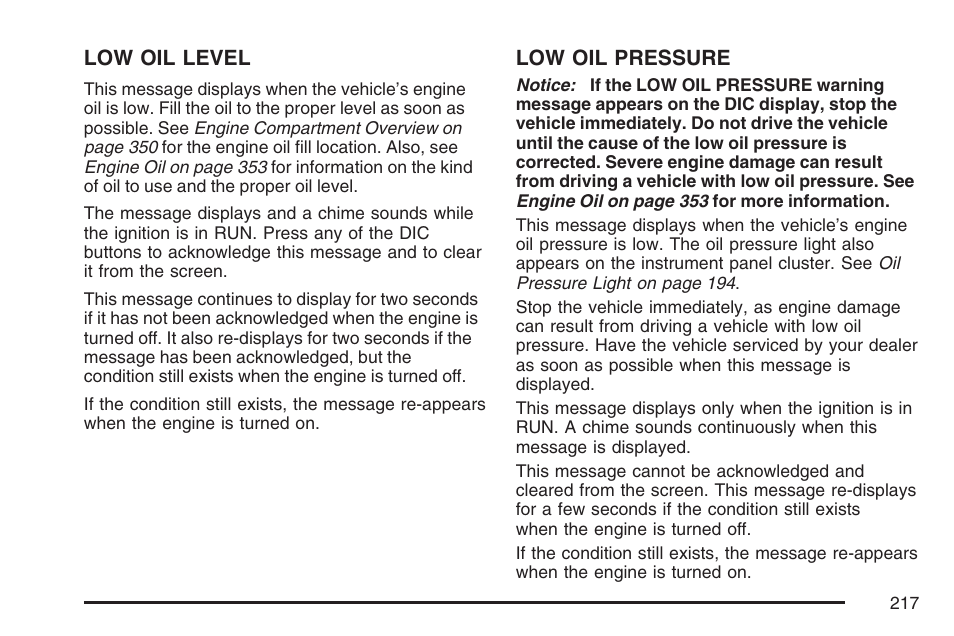 Buick 2007 LaCrosse User Manual | Page 217 / 512