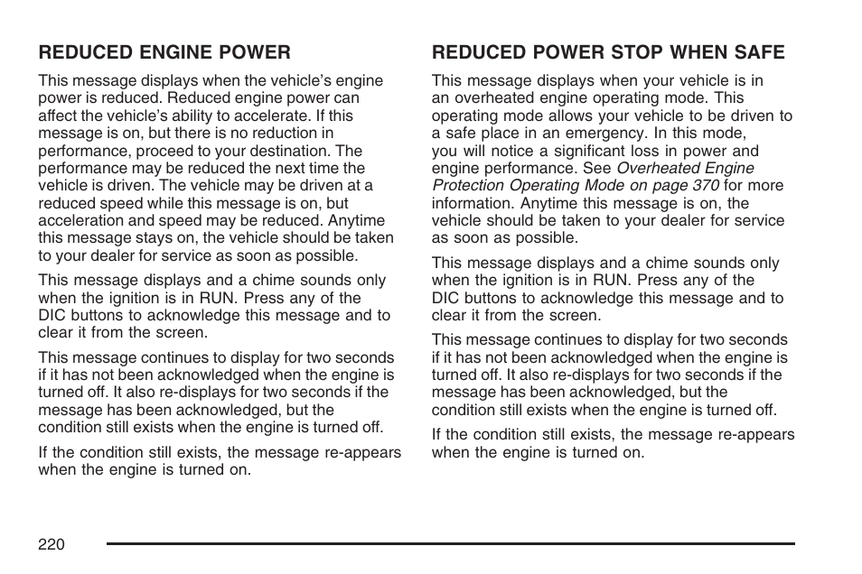 Buick 2007 LaCrosse User Manual | Page 220 / 512