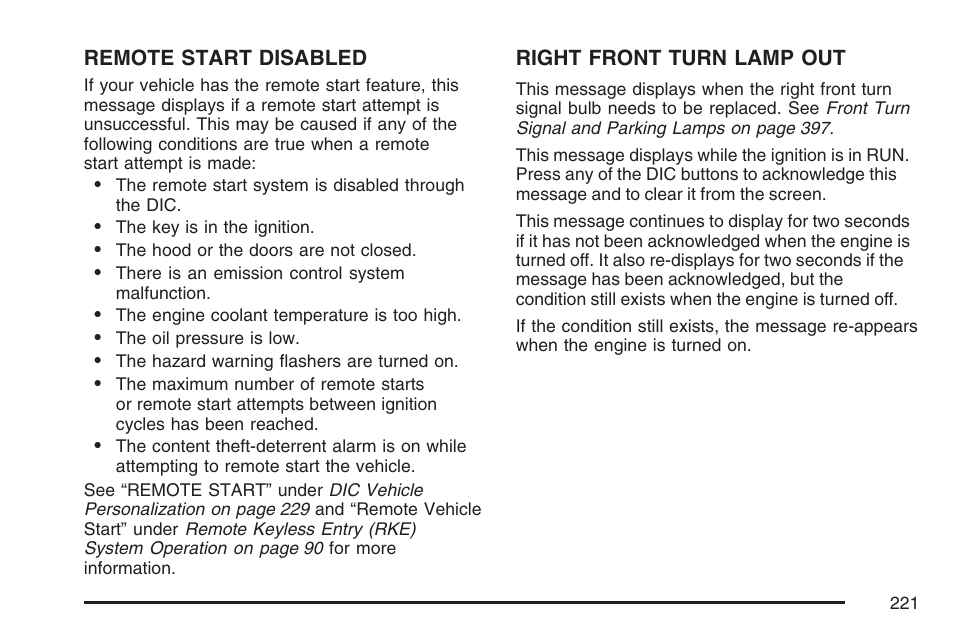 Buick 2007 LaCrosse User Manual | Page 221 / 512