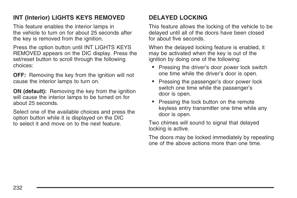 Buick 2007 LaCrosse User Manual | Page 232 / 512