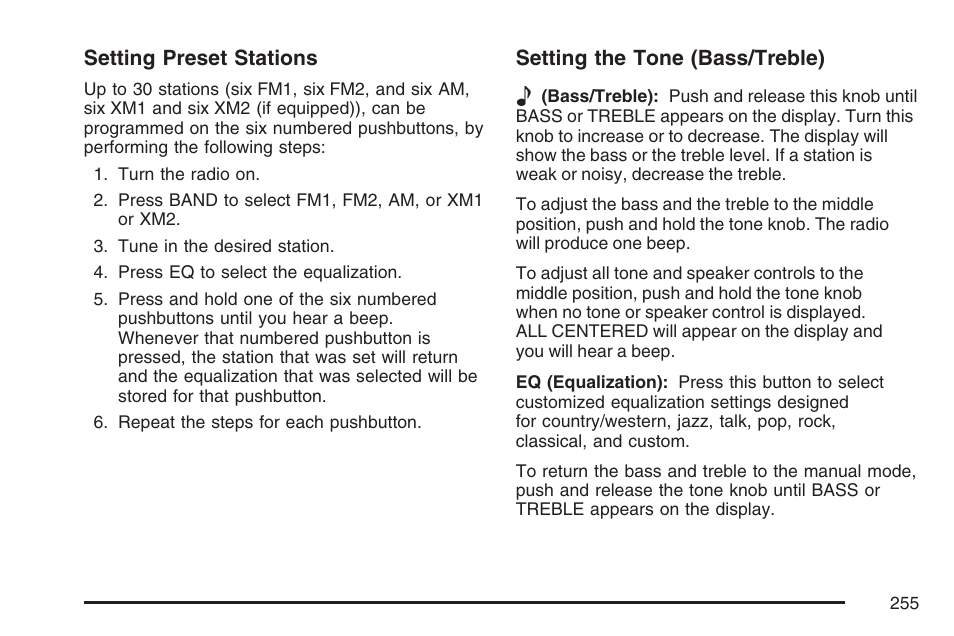 Buick 2007 LaCrosse User Manual | Page 255 / 512