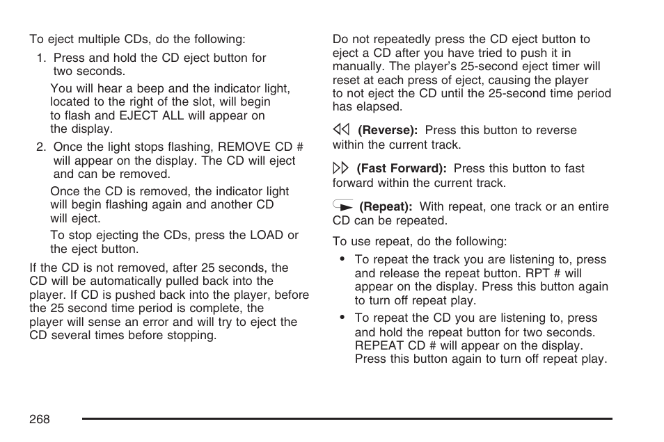 Buick 2007 LaCrosse User Manual | Page 268 / 512
