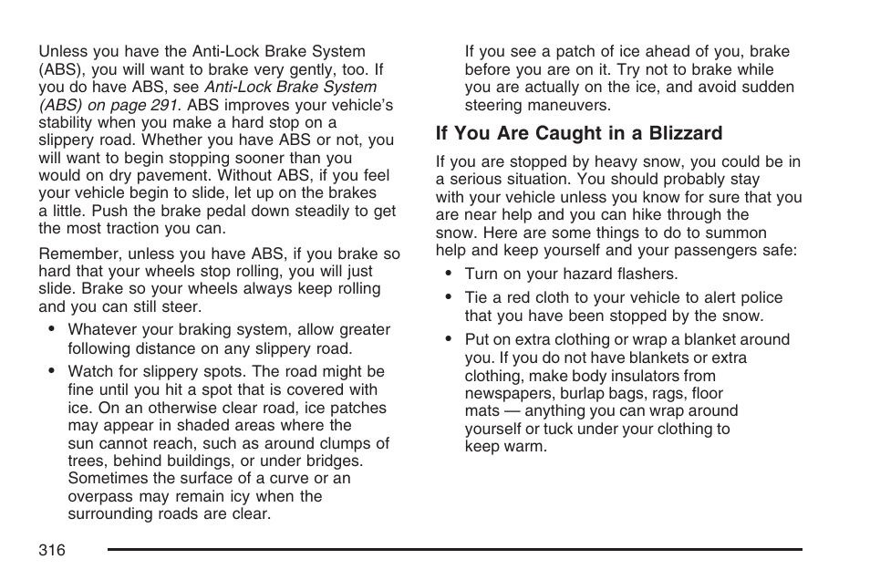 Buick 2007 LaCrosse User Manual | Page 316 / 512