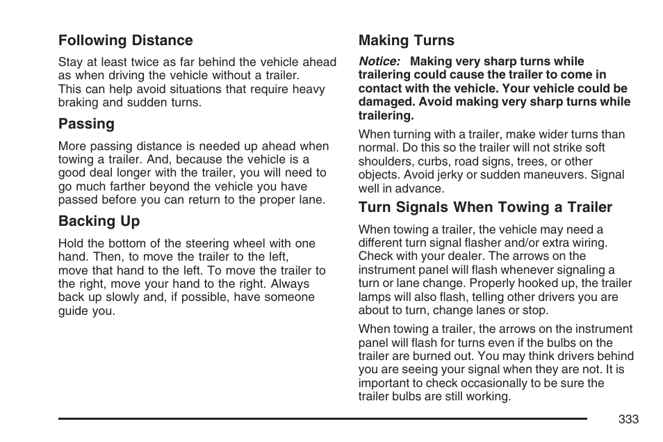Buick 2007 LaCrosse User Manual | Page 333 / 512