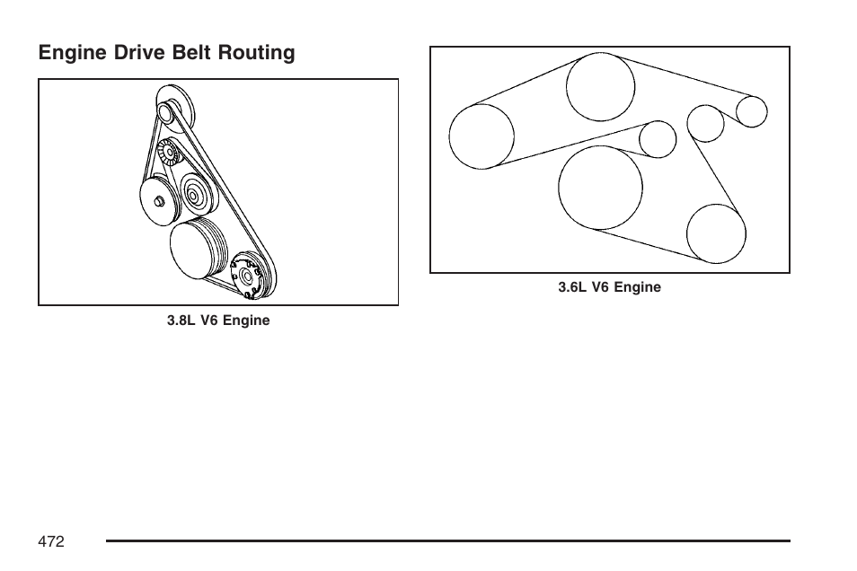 Engine drive belt routing | Buick 2007 LaCrosse User Manual | Page 472 / 512