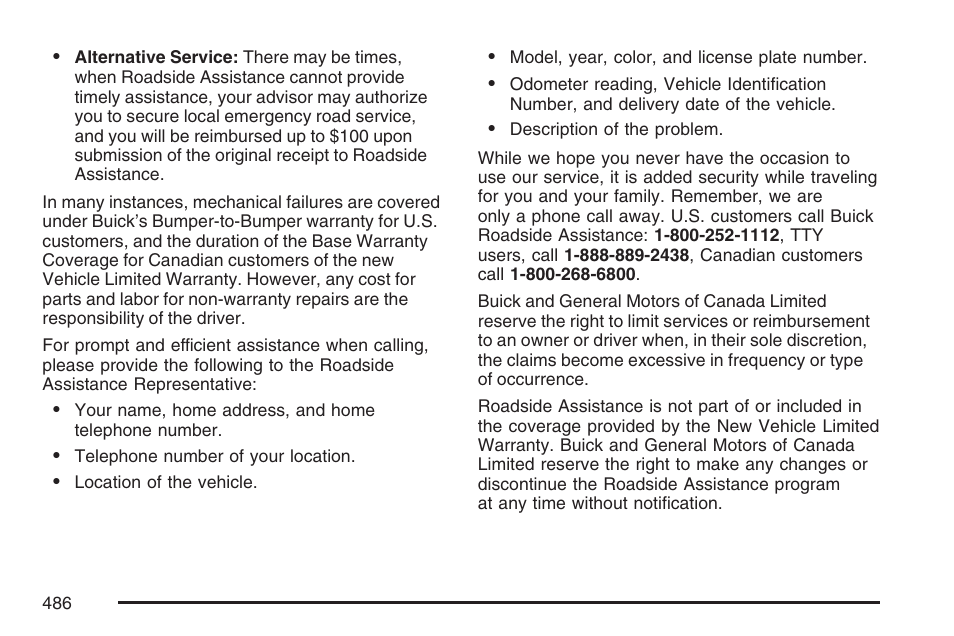 Buick 2007 LaCrosse User Manual | Page 486 / 512