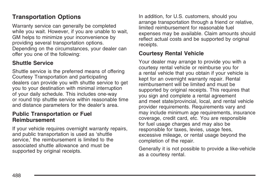 Buick 2007 LaCrosse User Manual | Page 488 / 512