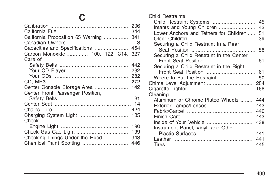Buick 2007 LaCrosse User Manual | Page 499 / 512
