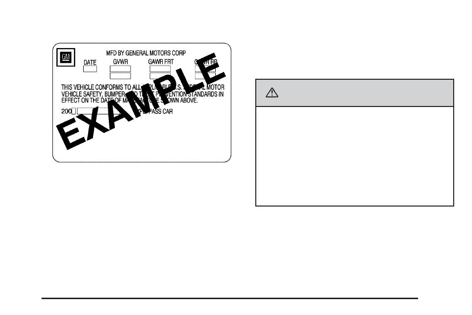 Caution | Buick 2006 LaCrosse User Manual | Page 285 / 438