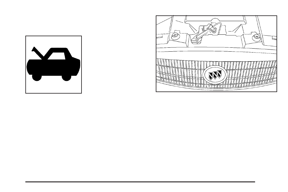 Hood release, Hood release -11 | Buick 2006 LaCrosse User Manual | Page 305 / 438
