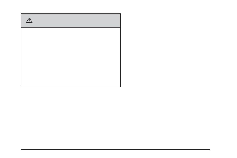 Caution | Buick 2006 LaCrosse User Manual | Page 319 / 438
