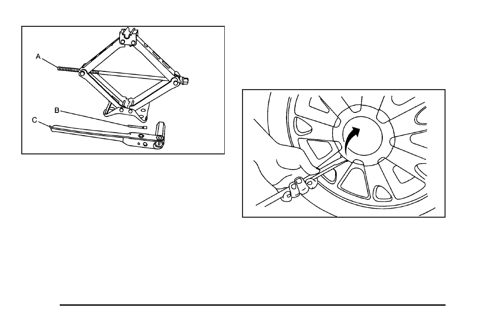 Removing the flat tire and installing, The spare tire -76 | Buick 2006 LaCrosse User Manual | Page 370 / 438