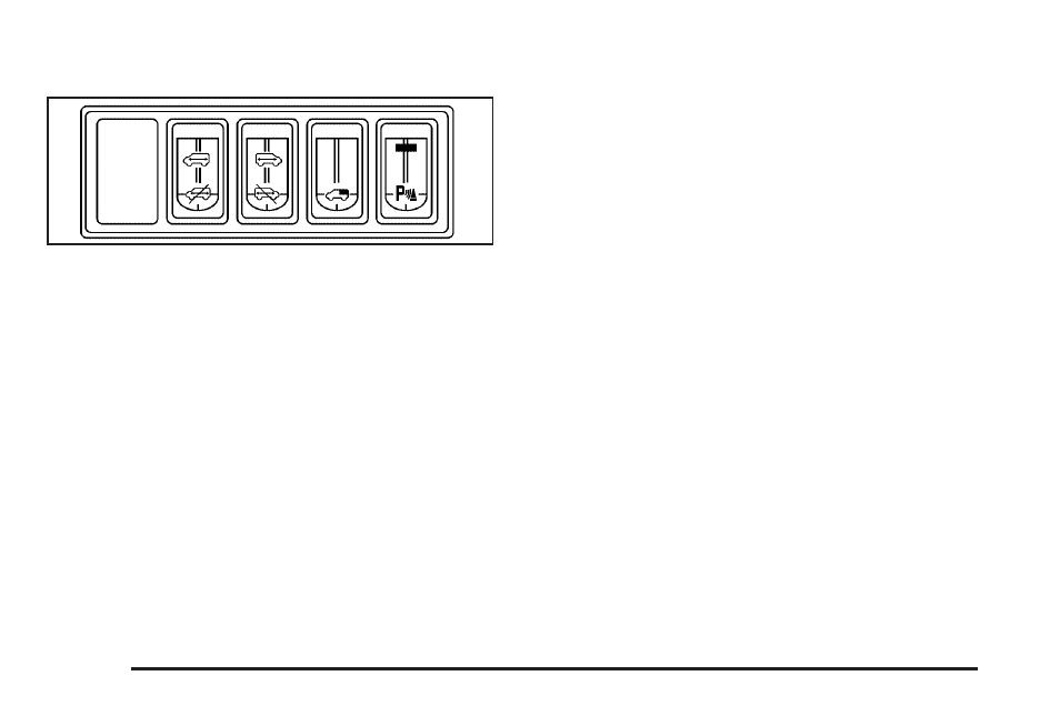 Overhead console switchbank, Ultrasonic rear parking assist (urpa) | Buick 2005 Terraza User Manual | Page 150 / 428