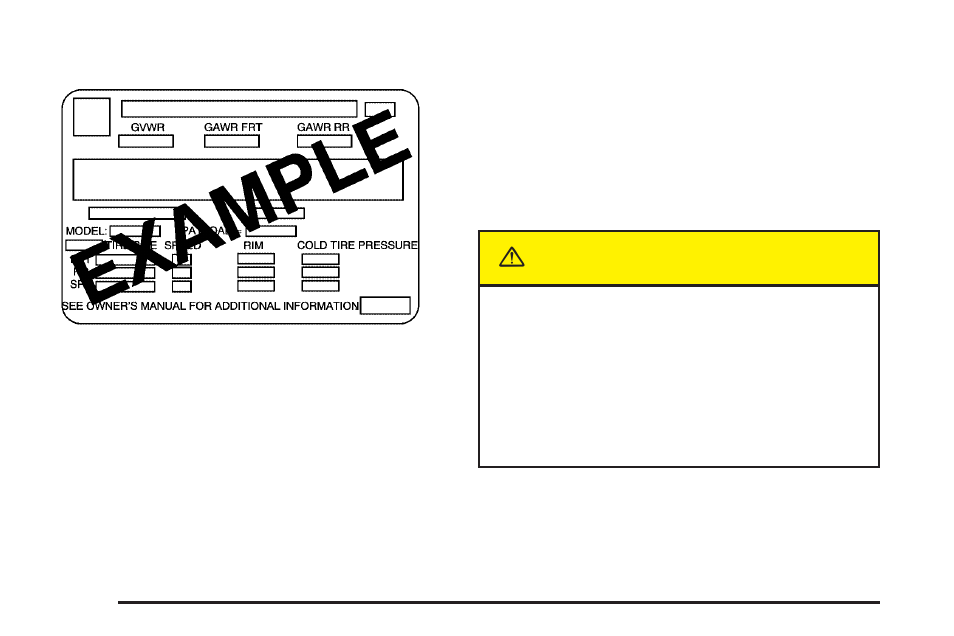 Caution | Buick 2005 Terraza User Manual | Page 280 / 428