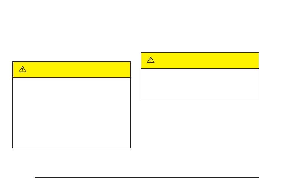 Caution | Buick 2005 Terraza User Manual | Page 320 / 428