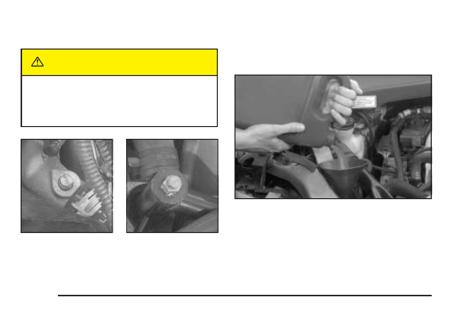 Caution | Buick 2005 Terraza User Manual | Page 322 / 428