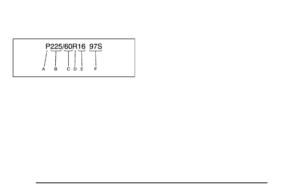 Tire terminology and definitions, Tire terminology and definitions -50, Tire size | Buick 2005 Terraza User Manual | Page 342 / 428