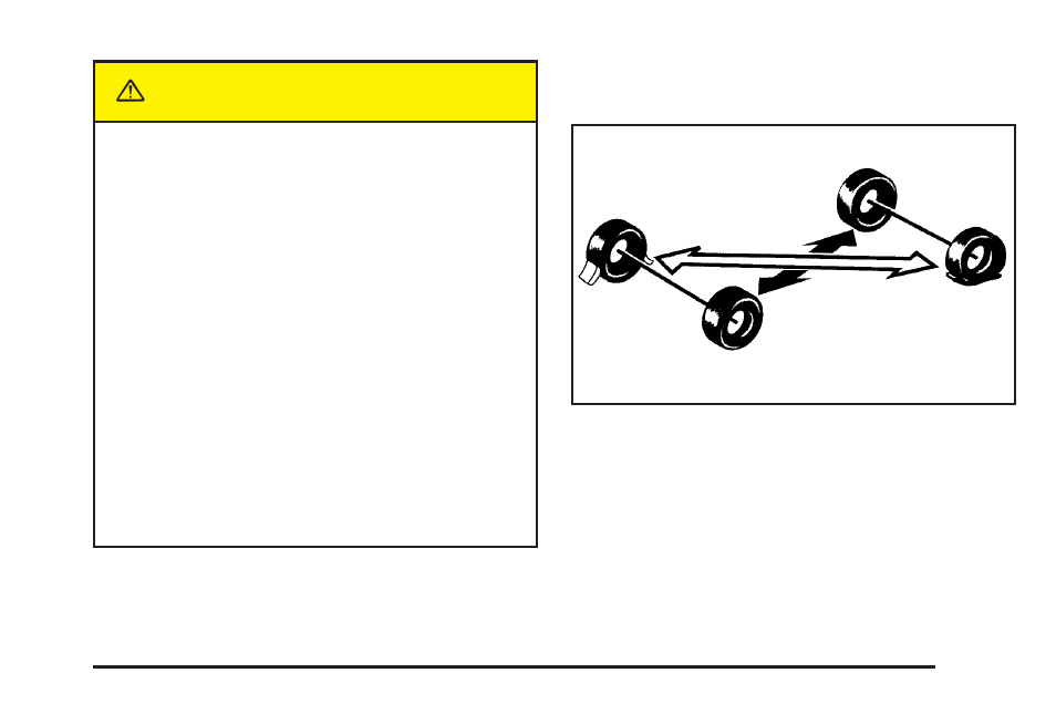 Caution | Buick 2005 Terraza User Manual | Page 355 / 428