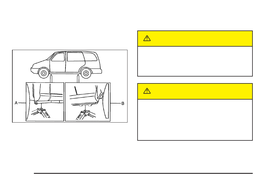 Caution | Buick 2005 Terraza User Manual | Page 360 / 428