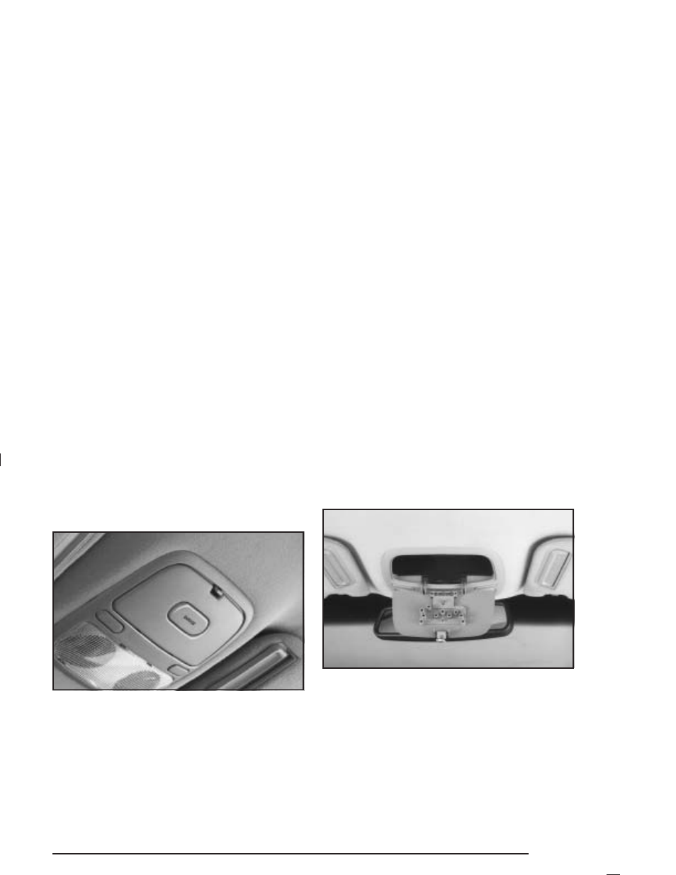 Garage door opener compartment, Garage door opener compartment -45 | Buick 2005 Park Avenue User Manual | Page 109 / 388