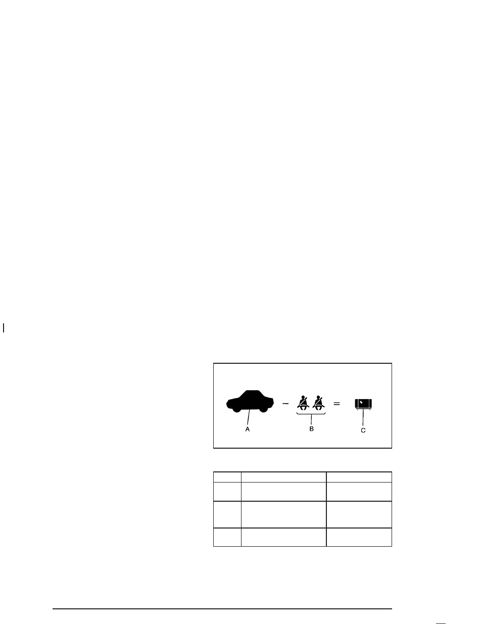 Loading your vehicle | Buick 2005 Park Avenue User Manual | Page 220 / 388