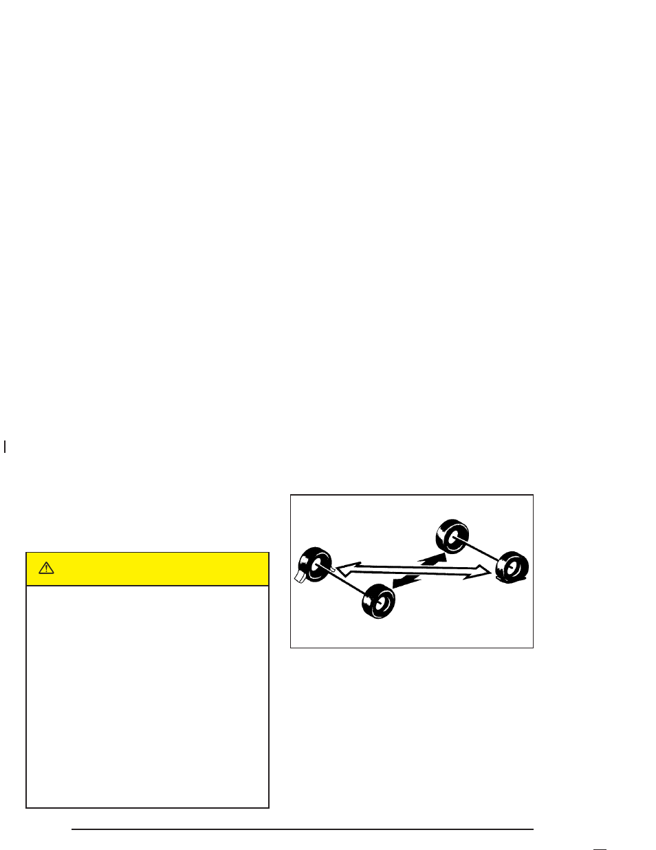 Changing a flat tire, Changing a flat tire -74, Caution | Buick 2005 Park Avenue User Manual | Page 306 / 388