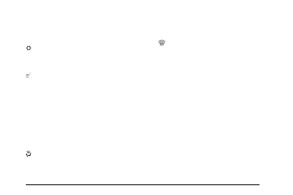Defogging and defrosting, Sensors | Buick 2005 LaCrosse User Manual | Page 141 / 410