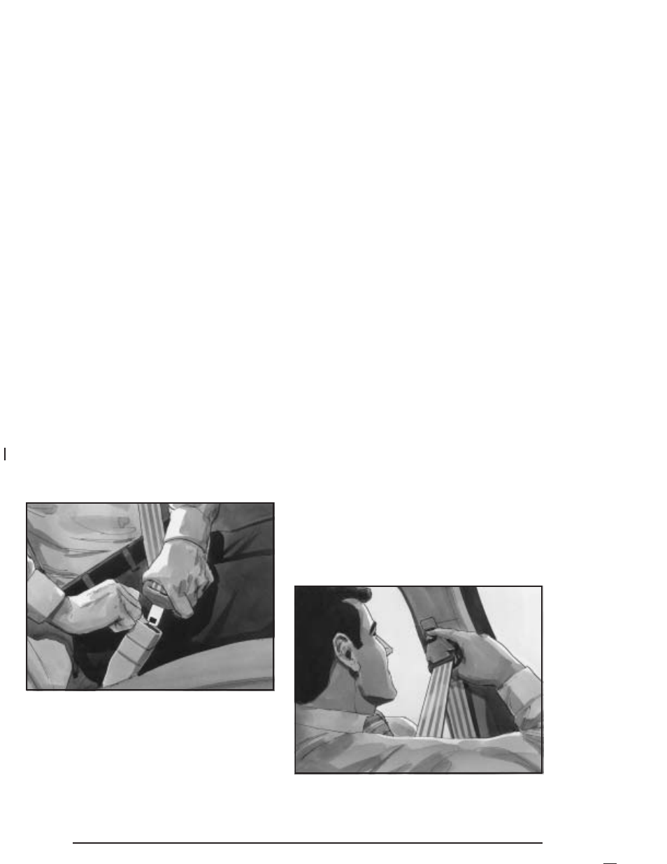 Shoulder belt height adjustment, Shoulder belt height adjustment -18 | Buick 2005 Century User Manual | Page 24 / 348