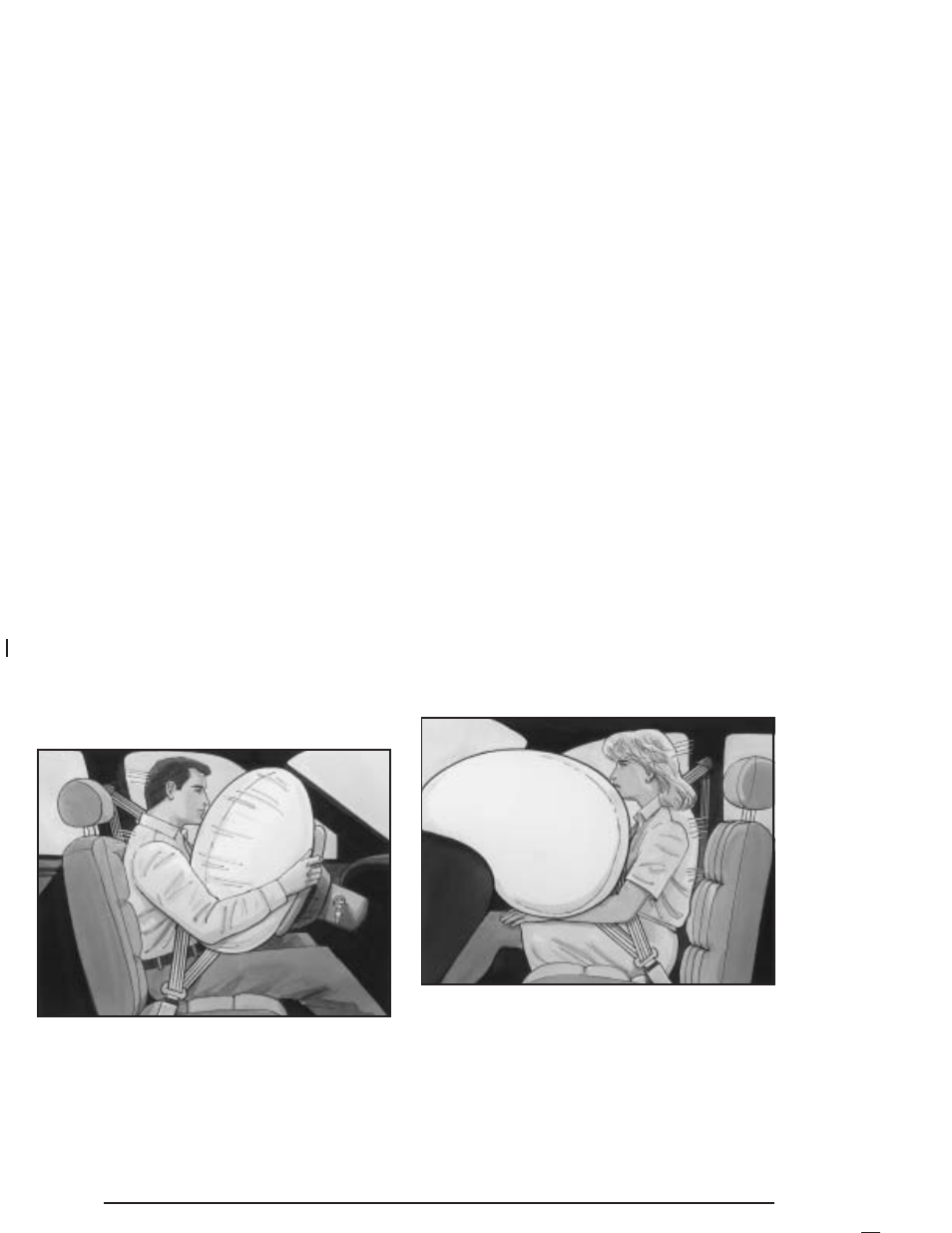 Where are the airbags, Where are the airbags? -52 | Buick 2005 Century User Manual | Page 58 / 348