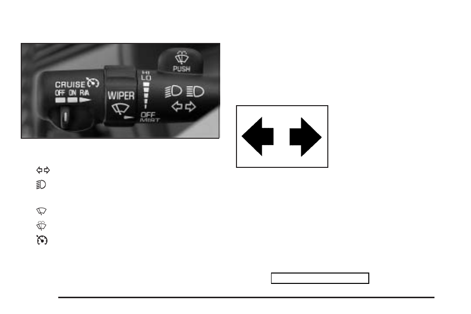 Turn signal/multifunction lever, Turn signal/multifunction lever -8, Turn | Signal/multifunction lever | Buick 2004 Rendezvous User Manual | Page 148 / 486