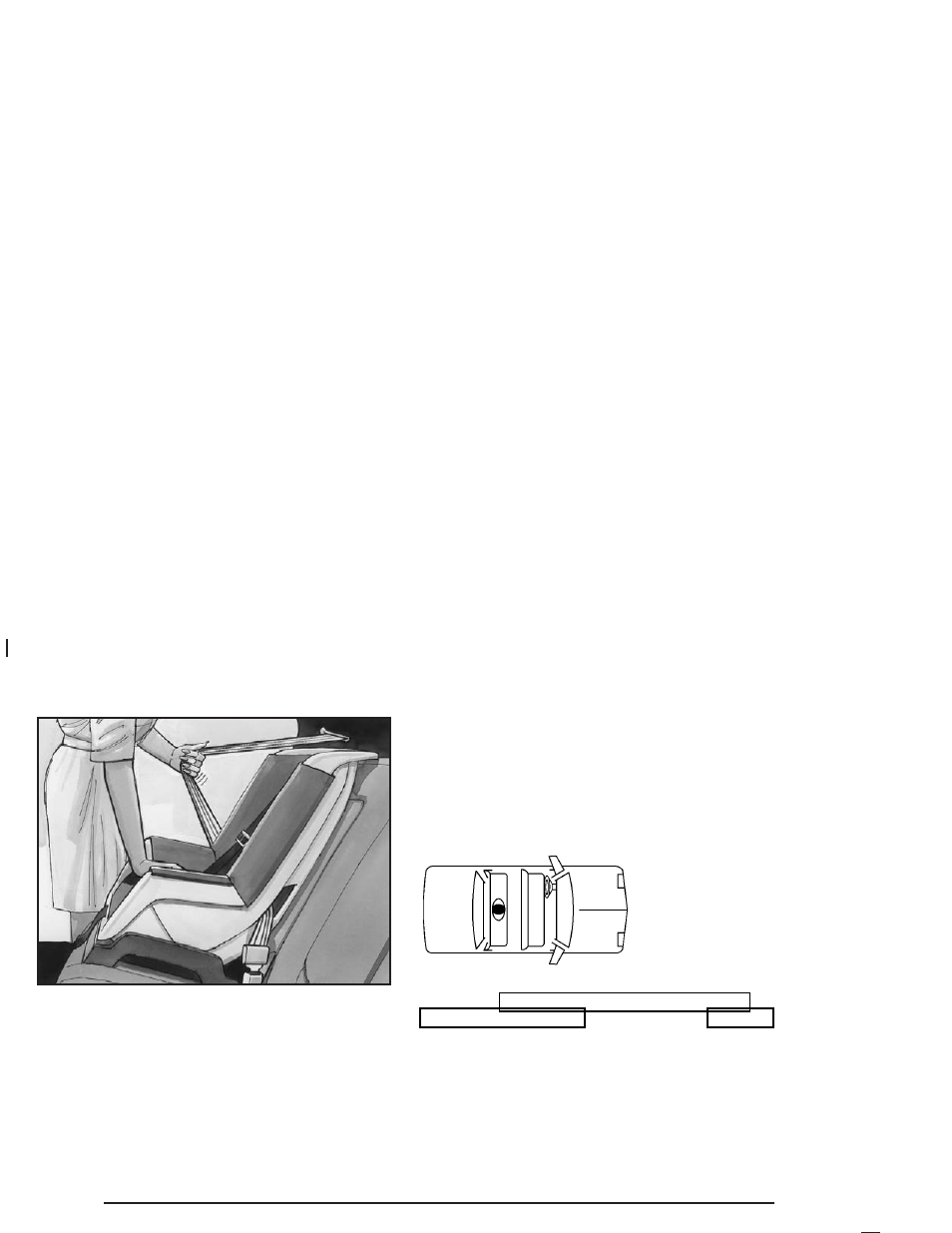 Securing a child restraint in a center, Rear seat position -44 | Buick 2004 Park Avenue User Manual | Page 50 / 410