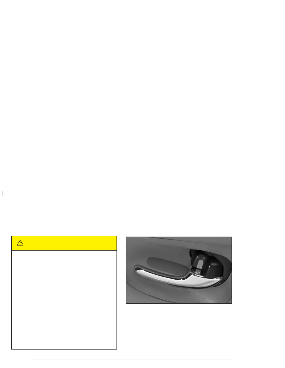 Doors and locks, Door locks, Doors and locks -10 | Door locks -10, Caution | Buick 2004 Park Avenue User Manual | Page 76 / 410