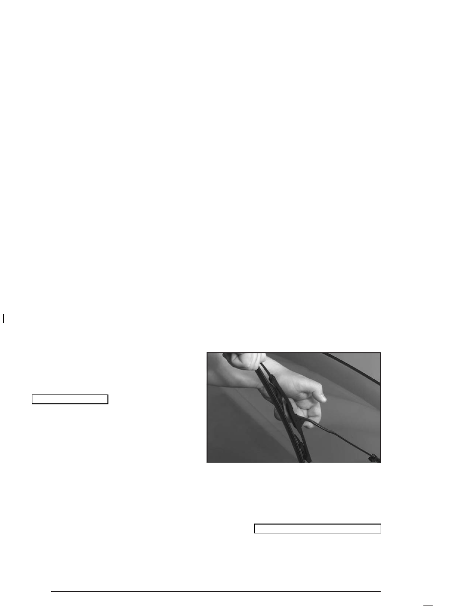 Windshield wiper blade replacement, Windshield wiper blade replacement -56 | Buick 2004 Century User Manual | Page 268 / 358
