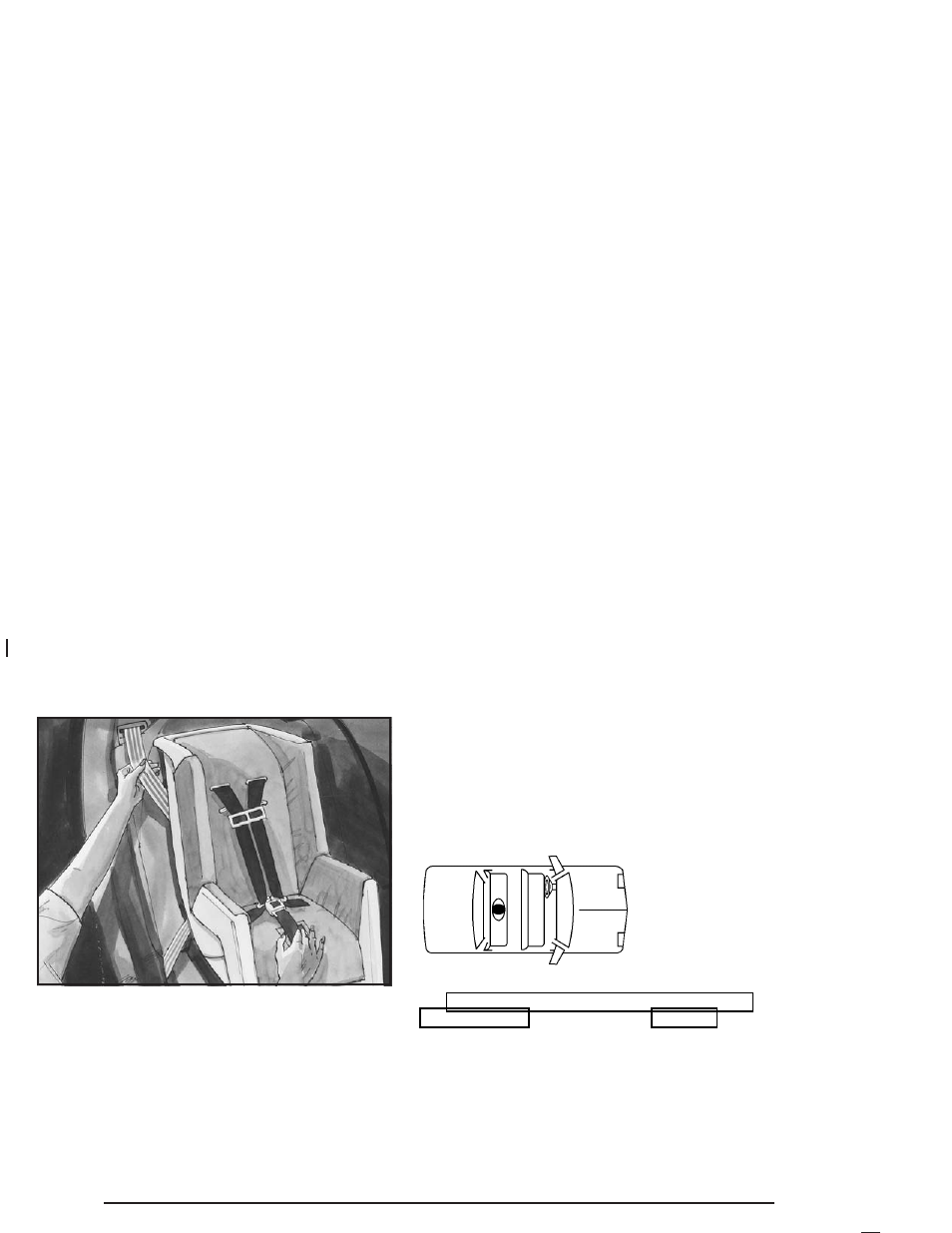 Securing a child restraint in a center rear, Seat position -44 | Buick 2004 Century User Manual | Page 50 / 358