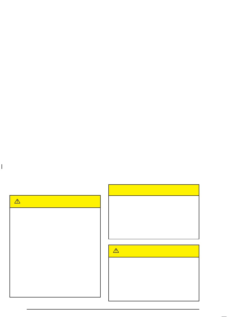 Caution | Buick 2004 Century User Manual | Page 56 / 358