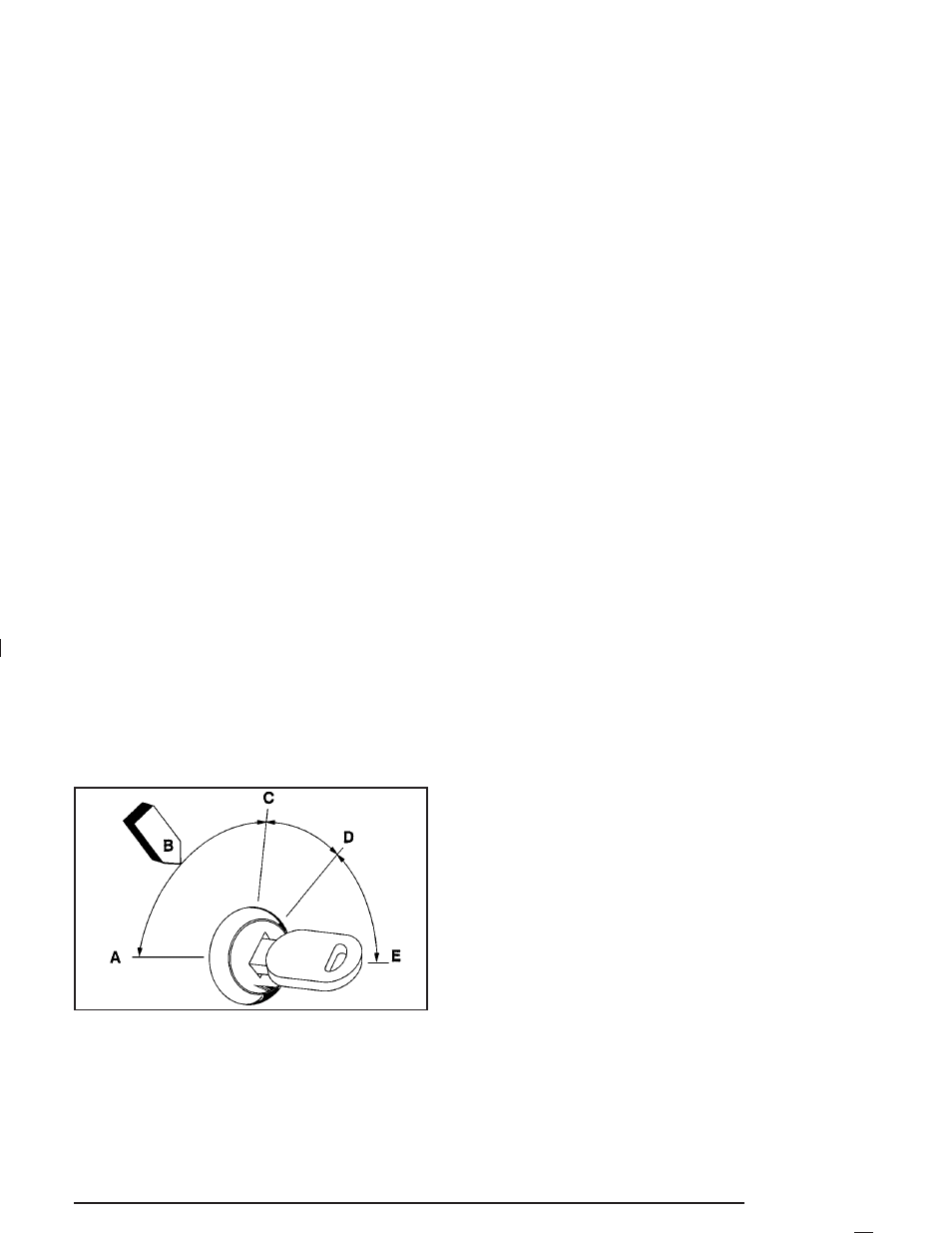 Ignition positions, Ignition positions -19 | Buick 2004 Century User Manual | Page 85 / 358