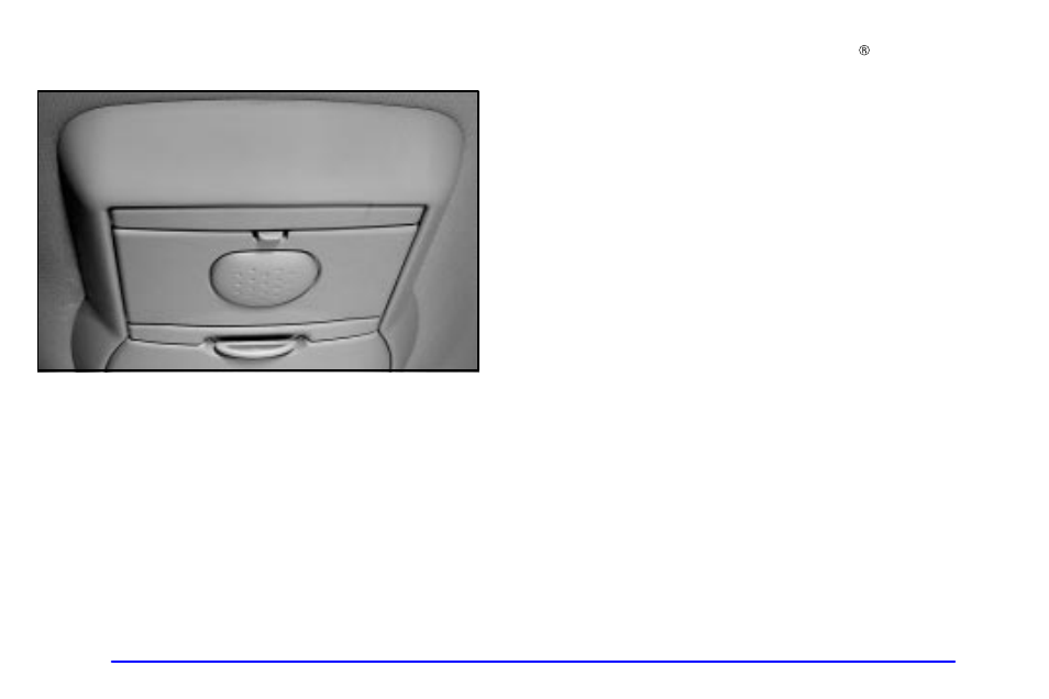 Garage door opener compartment | Buick 2002 Rendezvous User Manual | Page 152 / 455
