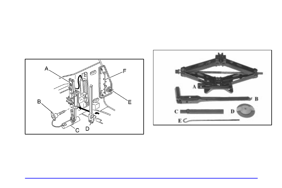 Removing the spare tire and tools | Buick 2002 Rendezvous User Manual | Page 326 / 455