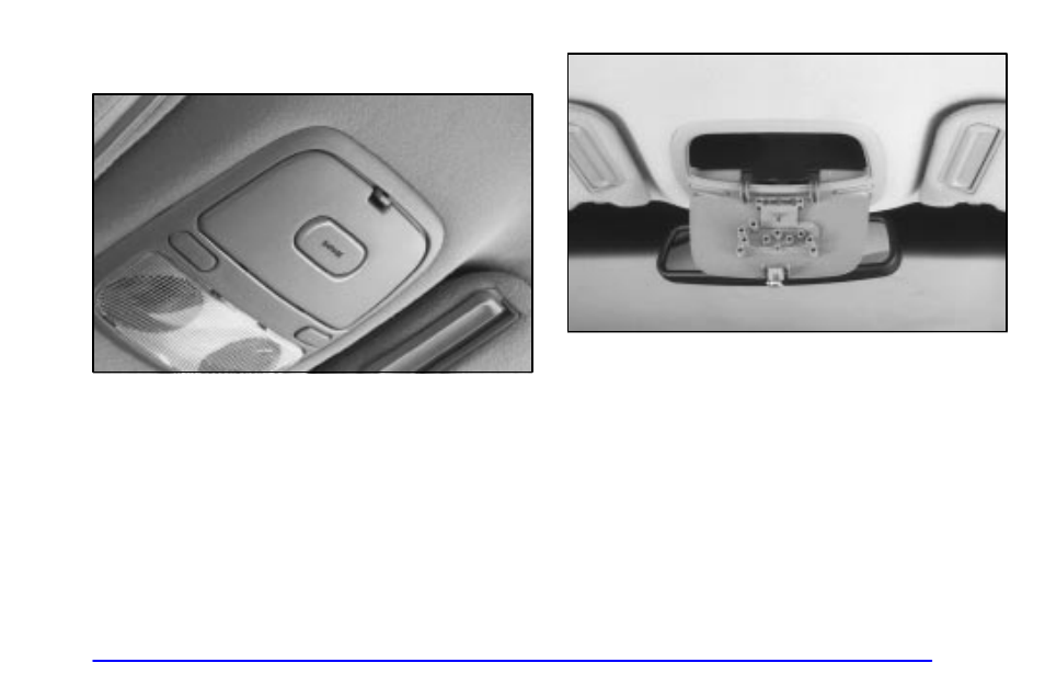 Garage door opener compartment | Buick 2002 Park Avenue User Manual | Page 118 / 395
