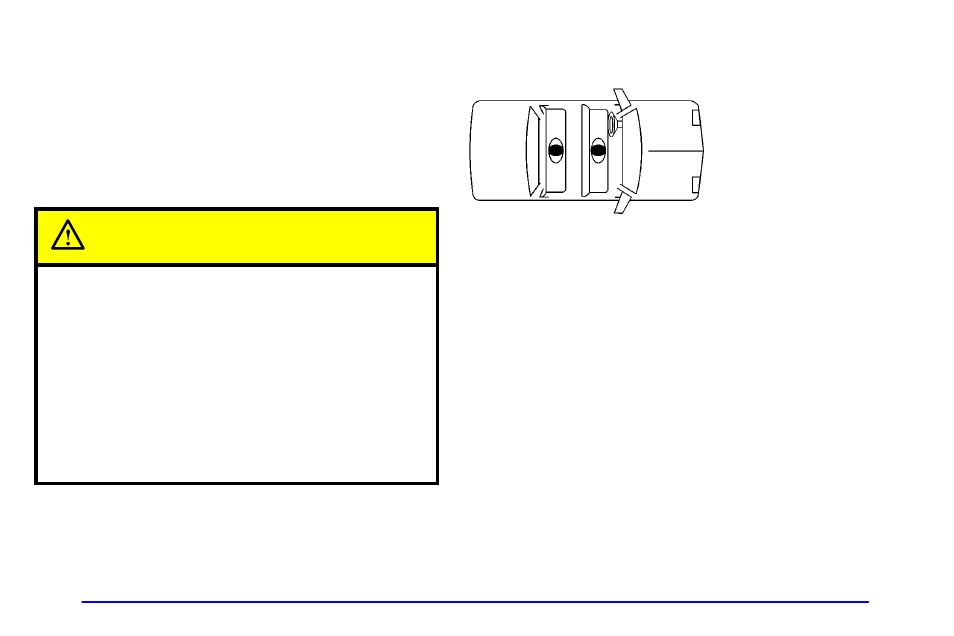 Servicing your air bag-equipped vehicle, Center passenger position, Lap belt | Caution | Buick 2002 Park Avenue User Manual | Page 36 / 395