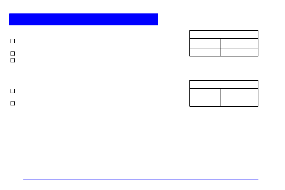 Long trip/highway scheduled maintenance | Buick 2002 Park Avenue User Manual | Page 369 / 395