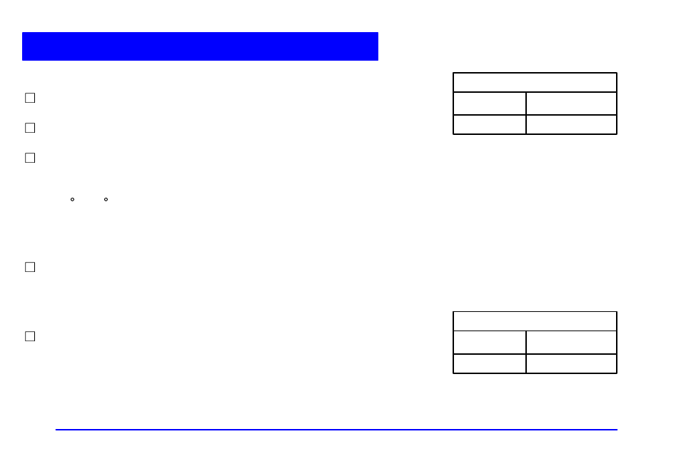 Long trip/highway scheduled maintenance | Buick 2002 Park Avenue User Manual | Page 371 / 395