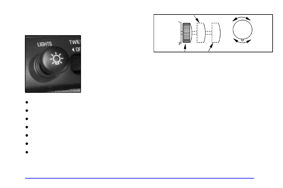 Exterior lamps, Headlamps, Lamps on reminder | Buick 2001 Park Avenue User Manual | Page 111 / 392