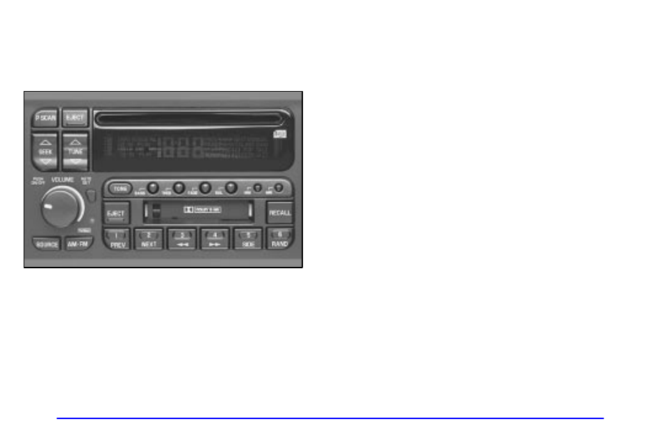 Playing the radio, Finding a station | Buick 2001 Park Avenue User Manual | Page 182 / 392