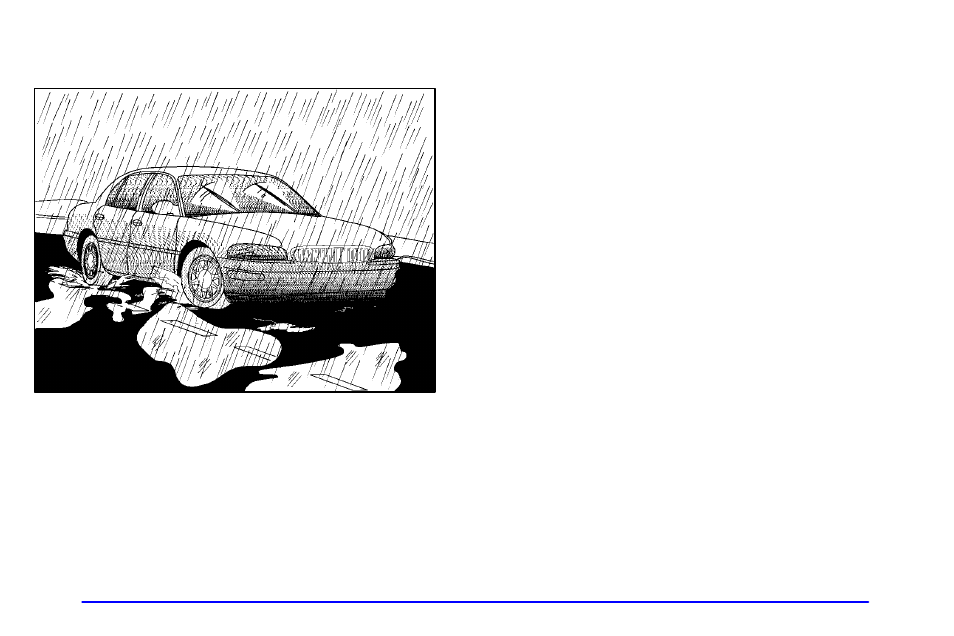 Driving in rain and on wet roads | Buick 2001 Park Avenue User Manual | Page 214 / 392