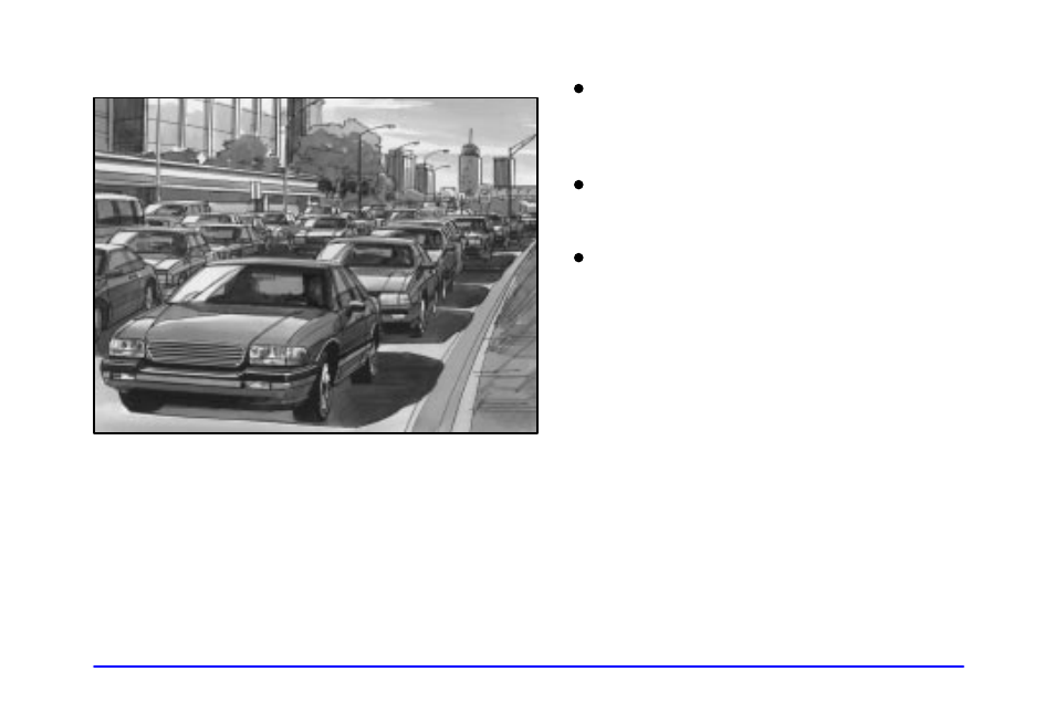 City driving | Buick 2001 Park Avenue User Manual | Page 217 / 392