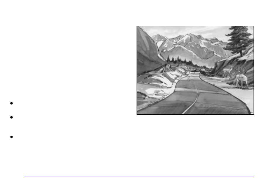 Highway hypnosis, Hill and mountain roads | Buick 2001 Park Avenue User Manual | Page 220 / 392