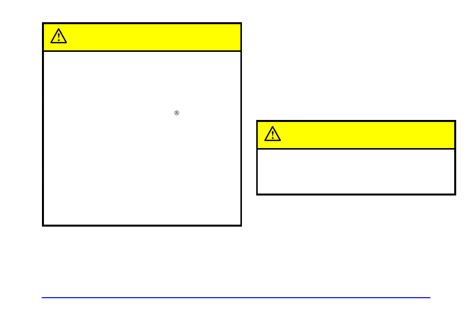 Caution | Buick 2001 Park Avenue User Manual | Page 241 / 392
