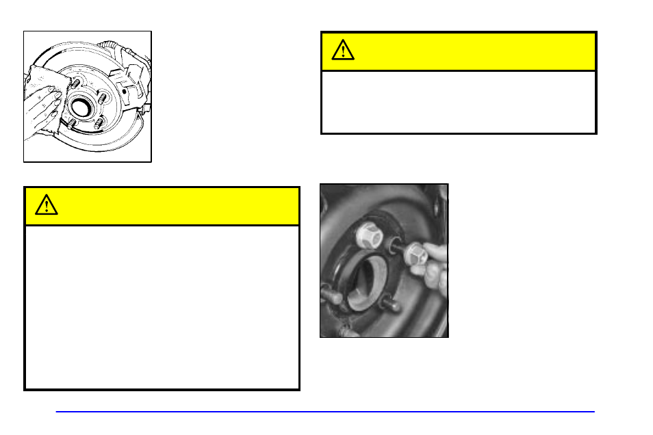 Caution | Buick 2001 Park Avenue User Manual | Page 258 / 392