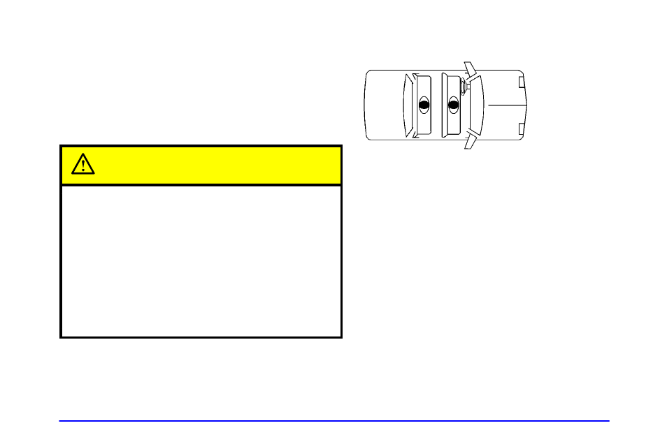 Servicing your air bag-equipped vehicle, Center passenger position, Lap belt | Caution | Buick 2001 Park Avenue User Manual | Page 41 / 392